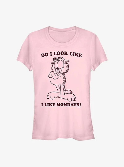 Garfield Do I Look Like I Like Mondays Girls T-Shirt