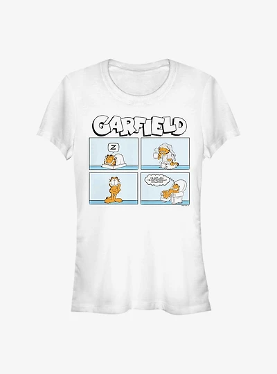Garfield Not Lazy Comic Girls T-Shirt