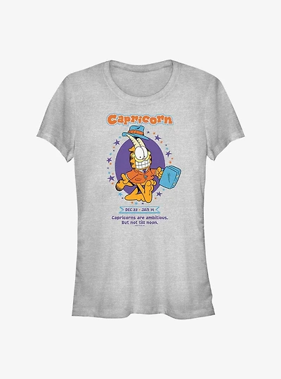 Garfield Capricorn Horoscope Girls T-Shirt