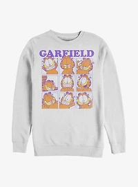 Garfield Many Faces of Garfield Sweatshirt