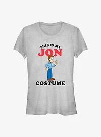 Garfield Jon Costume Girls T-Shirt
