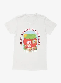 Strawberry Shortcake Berry Special Day Womens T-Shirt