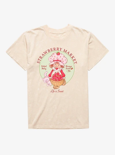 Strawberry Shortcake Market Mineral Wash T-Shirt