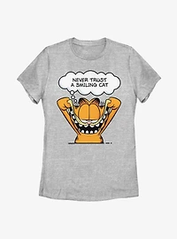 Garfield Never Trust A Smiling Cat Women's T-Shirt