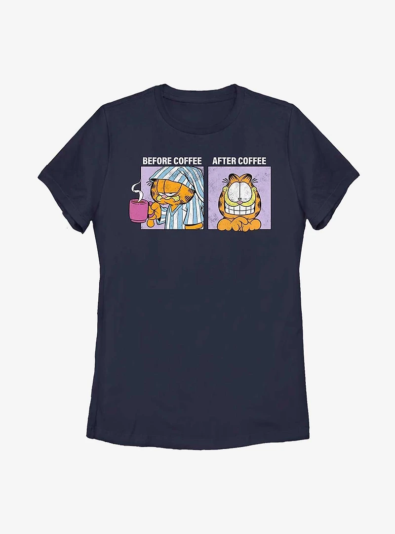 Garfield Before and After Coffee Women's T-Shirt
