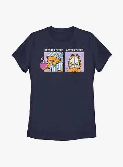 Garfield Before and After Coffee Women's T-Shirt