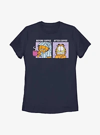 Garfield Before and After Coffee Women's T-Shirt