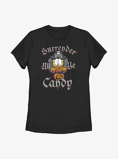 Garfield Pirate Surrender The Candy Women's T-Shirt