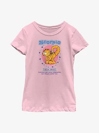 Garfield Scorpio Horoscope Youth Girl's T-Shirt