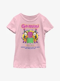 Garfield Gemini Horoscope Youth Girl's T-Shirt