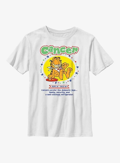 Garfield Cancer Horoscope Youth T-Shirt