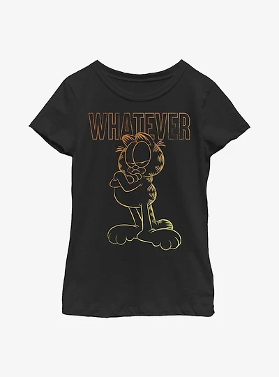 Garfield Whatever Youth Girl's T-Shirt