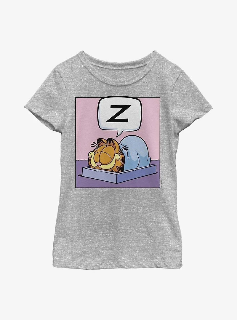 Garfield Sleepy Cat Youth Girl's T-Shirt