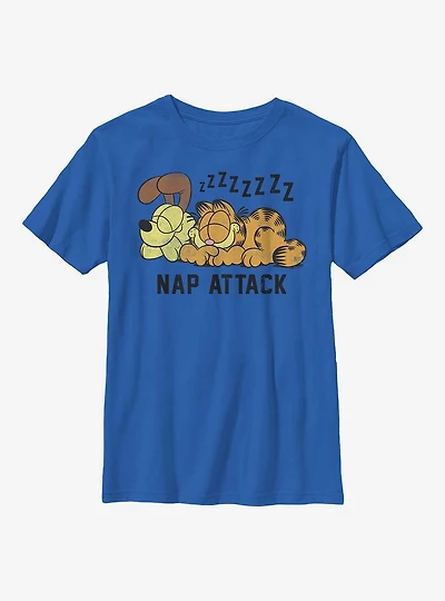 Garfield and Odie Nap Attack Youth T-Shirt
