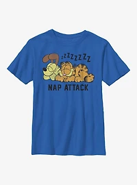Garfield and Odie Nap Attack Youth T-Shirt
