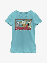 Garfield Nermal and Odie Youth Girl's T-Shirt