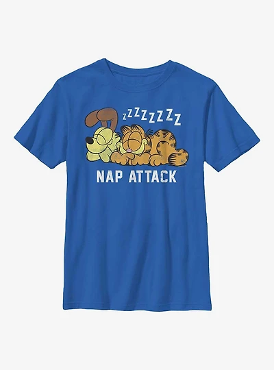 Garfield Nap Attack Youth T-Shirt