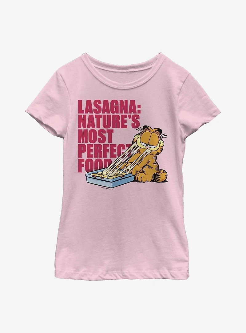 Garfield Lasagna Youth Girl's T-Shirt