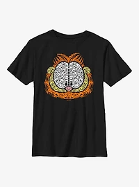 Garfield Pumpkin Face Fill Youth T-Shirt