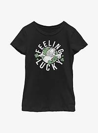 Garfield Feeling Lucky Youth Girl's T-Shirt