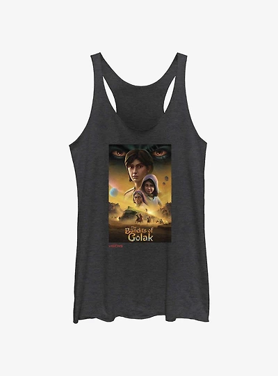 Star Wars: Visions The Bandits of Golak Poster Womens Tank Top