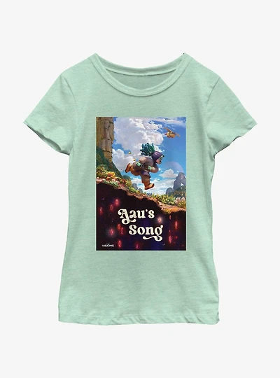 Star Wars: Visions Aau's Song Poster Youth Girls T-Shirt