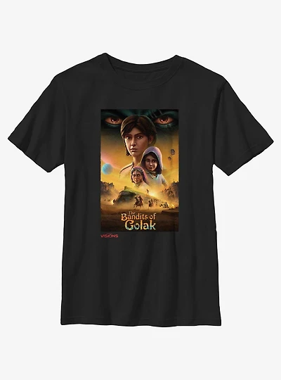 Star Wars: Visions The Bandits of Golak Poster Youth T-Shirt
