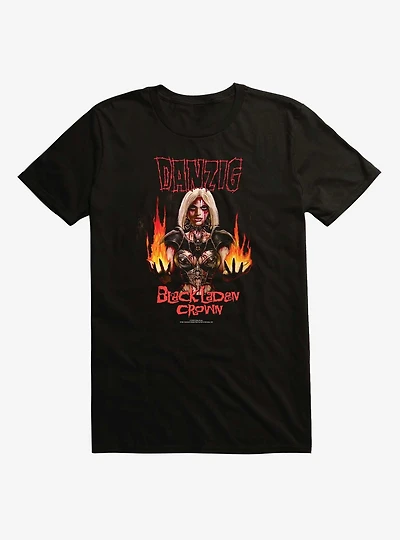 Danzig Black Laden Crown Extra Soft T-Shirt