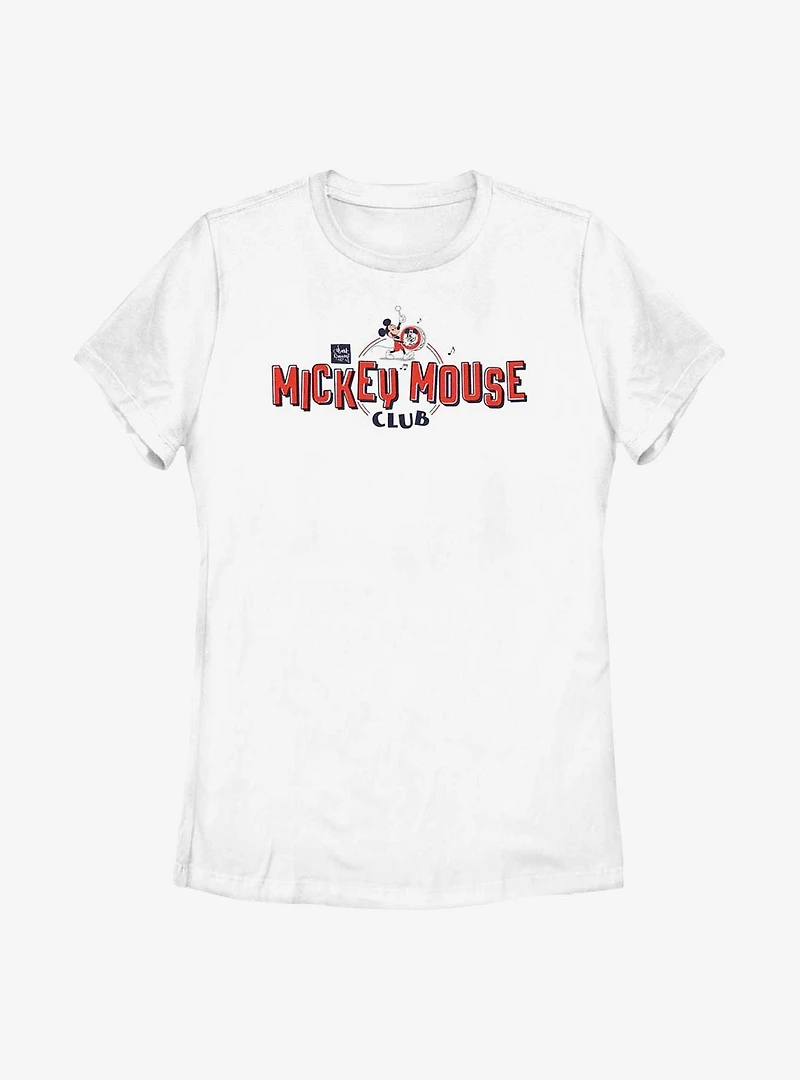 Disney100 Mickey Mouse Chest Womens T-Shirt