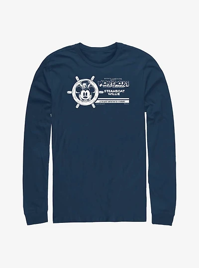 Disney100 Mickey Mouse Boat Long-Sleeve T-Shirt