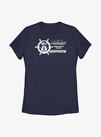 Disney100 Mickey Mouse Boat Womens T-Shirt