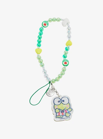 Sanrio Keroppi Beaded Phone Wristlet
