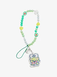 Sanrio Keroppi Beaded Phone Wristlet