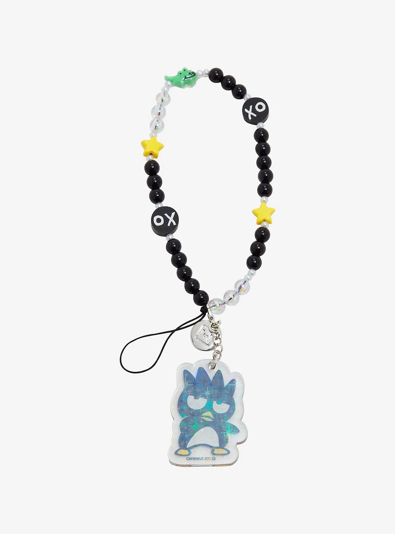 Sanrio Badtz-Maru Beaded Phone Wristlet