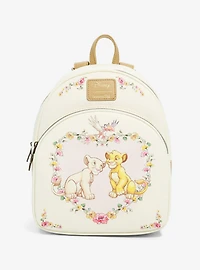 Loungefly Disney The Lion King Young Simba & Nala Heart Mini Backpack