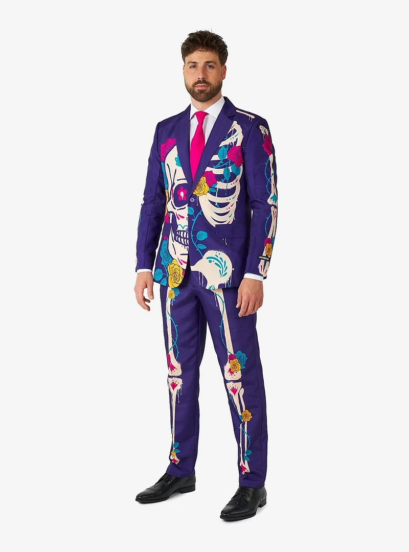 Sugar Skull Purple Suit