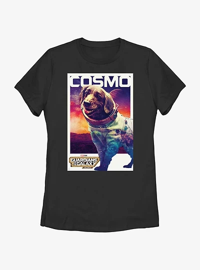 Guardians Of The Galaxy Vol. 3 Cosmo Poster Womens T-Shirt