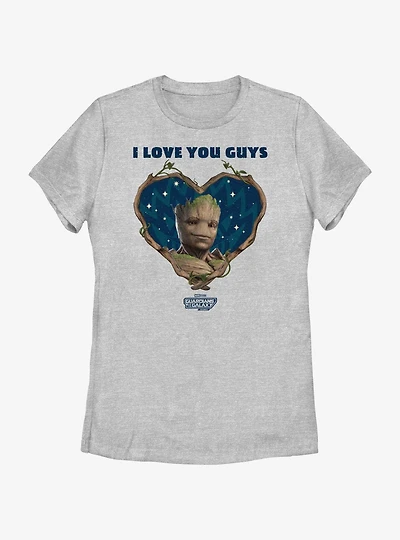 Guardians Of The Galaxy Vol. 3 I Love You Guys Groot Womens T-Shirt