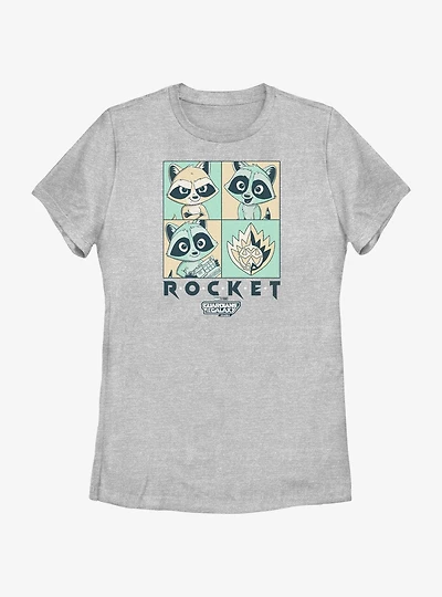 Guardians Of The Galaxy Vol. 3 Rocket Boxes Womens T-Shirt