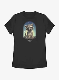 Guardians Of The Galaxy Vol. 3 Rocket Frame Womens T-Shirt