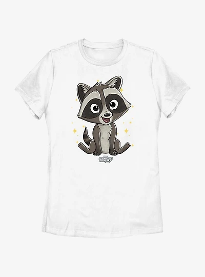 Guardians Of The Galaxy Vol. 3 Rocket Toon Womens T-Shirt