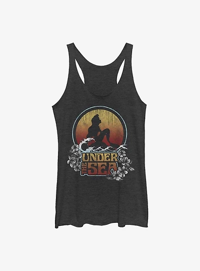 Disney The Little Mermaid Under Sunset Womens Tank Top