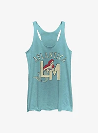 Disney The Little Mermaid Ariel Atlantica Monogram Womens Tank Top