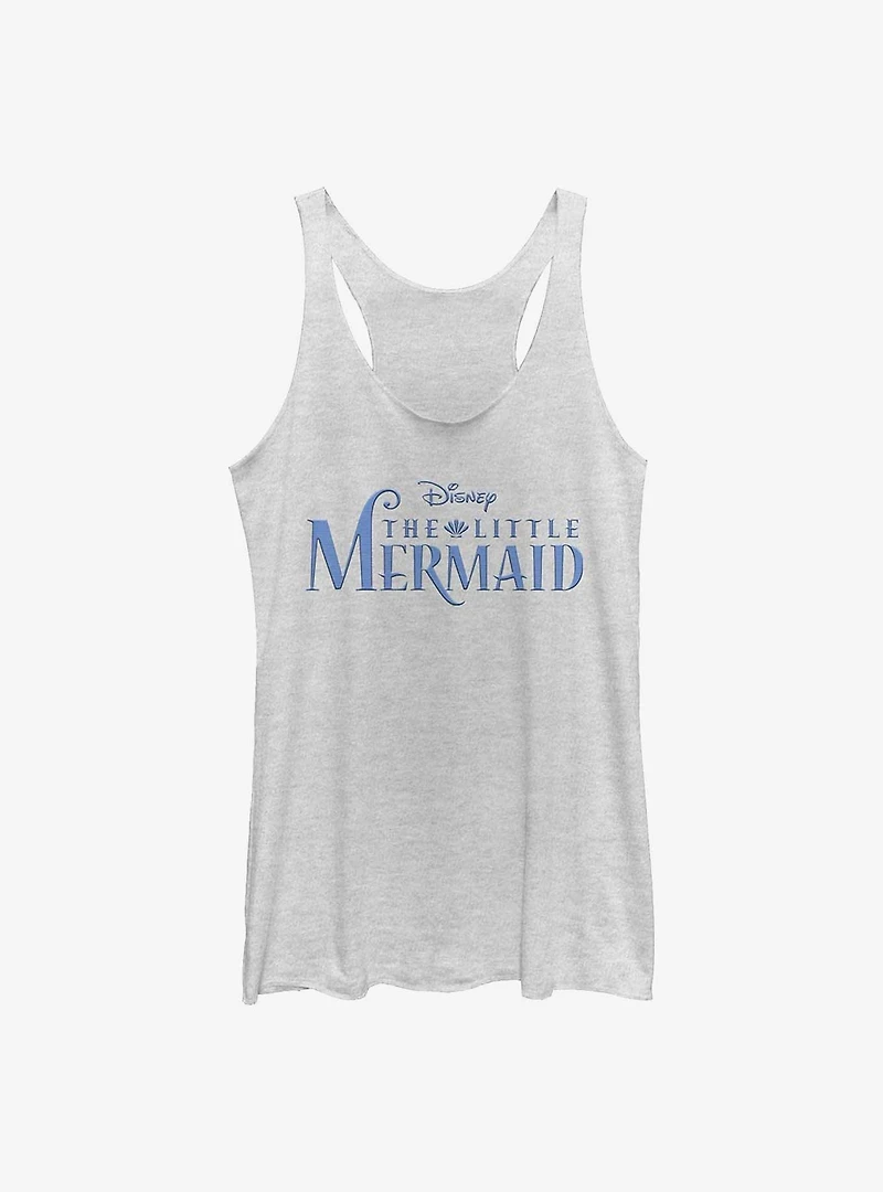 Disney The Little Mermaid Title Logo Womens Tank Top