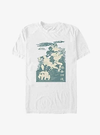 Avatar: The Last Airbender Earth Stances Big & Tall T-Shirt