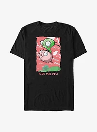Invader ZIM Ride The Pig Big & Tall T-Shirt