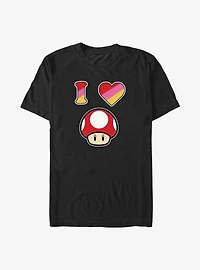Nintendo I Love Super Mushroom Big & Tall T-Shirt