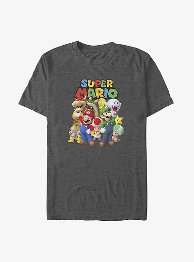 Nintendo Super Mario Group Big & Tall T-Shirt