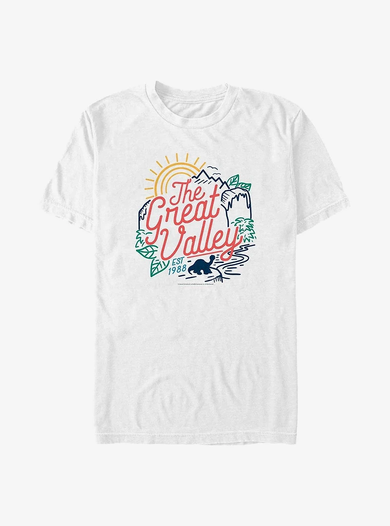 The Land Before Time Destination Great Valley Big & Tall T-Shirt