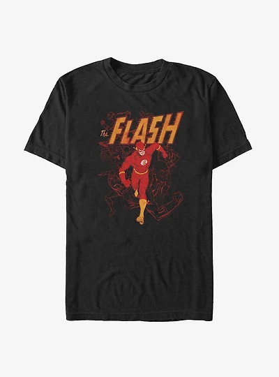 DC Comics The Flash Hero Run Big & Tall T-Shirt